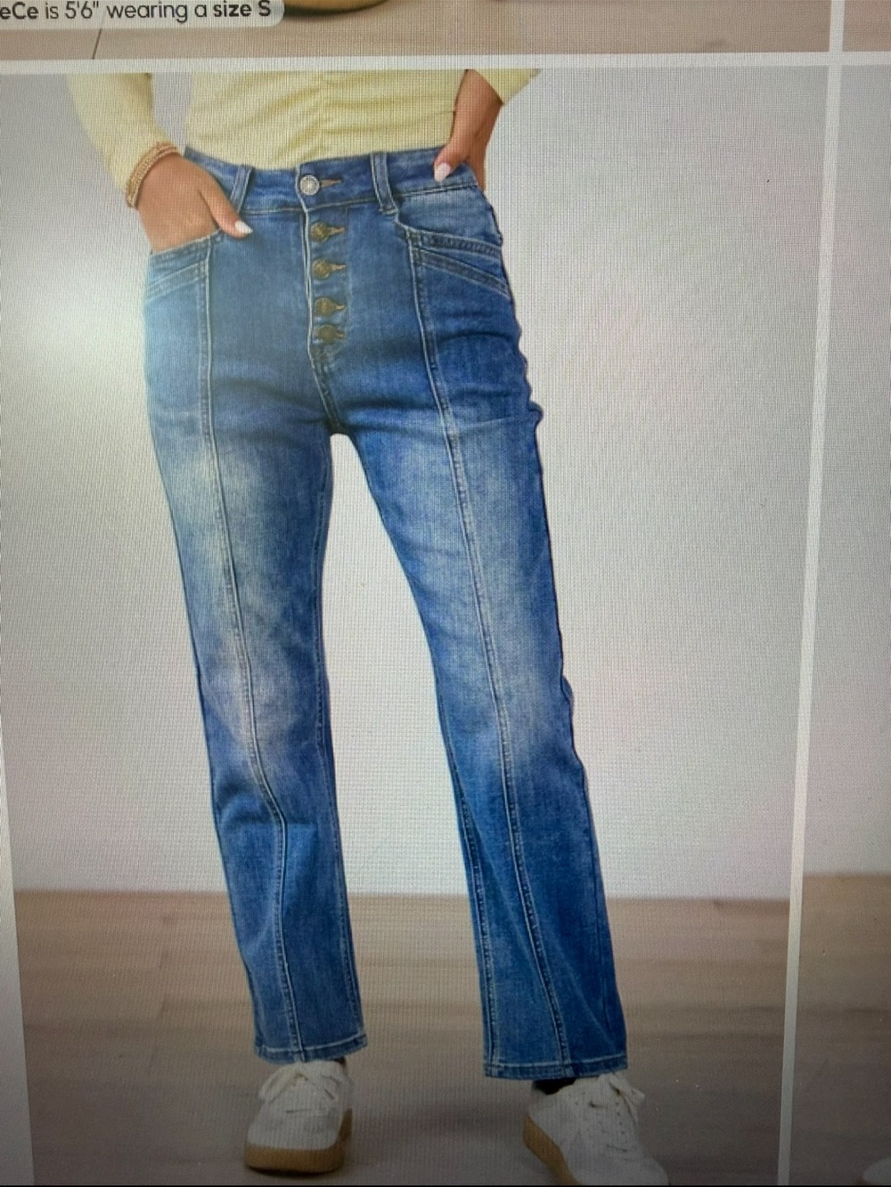 High-Rise Straight-Leg Jeans